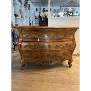 Louis XV Style Curved Commode
