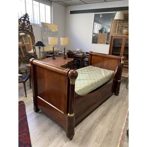 Empire Period Mahogany Bed 