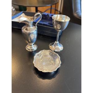 Coffret à Ostie argent anglais