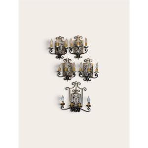 Wrought-iron Wall Sconce 