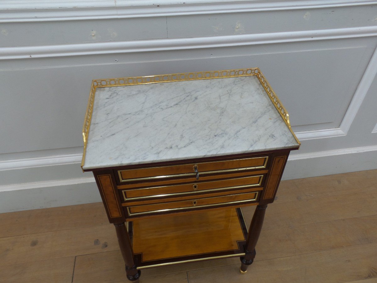 Louis XVI Period Salon Table In Lemon Tree-photo-1