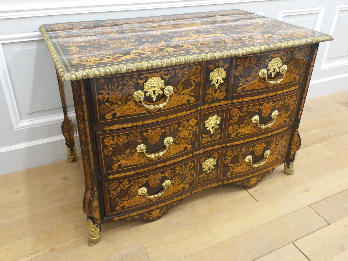 Commode Mazarine d'époque Louis XIV