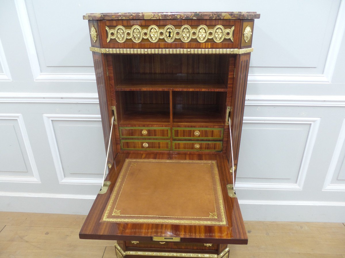 Secrétaire Louis XVI Estampillé Topino-photo-4