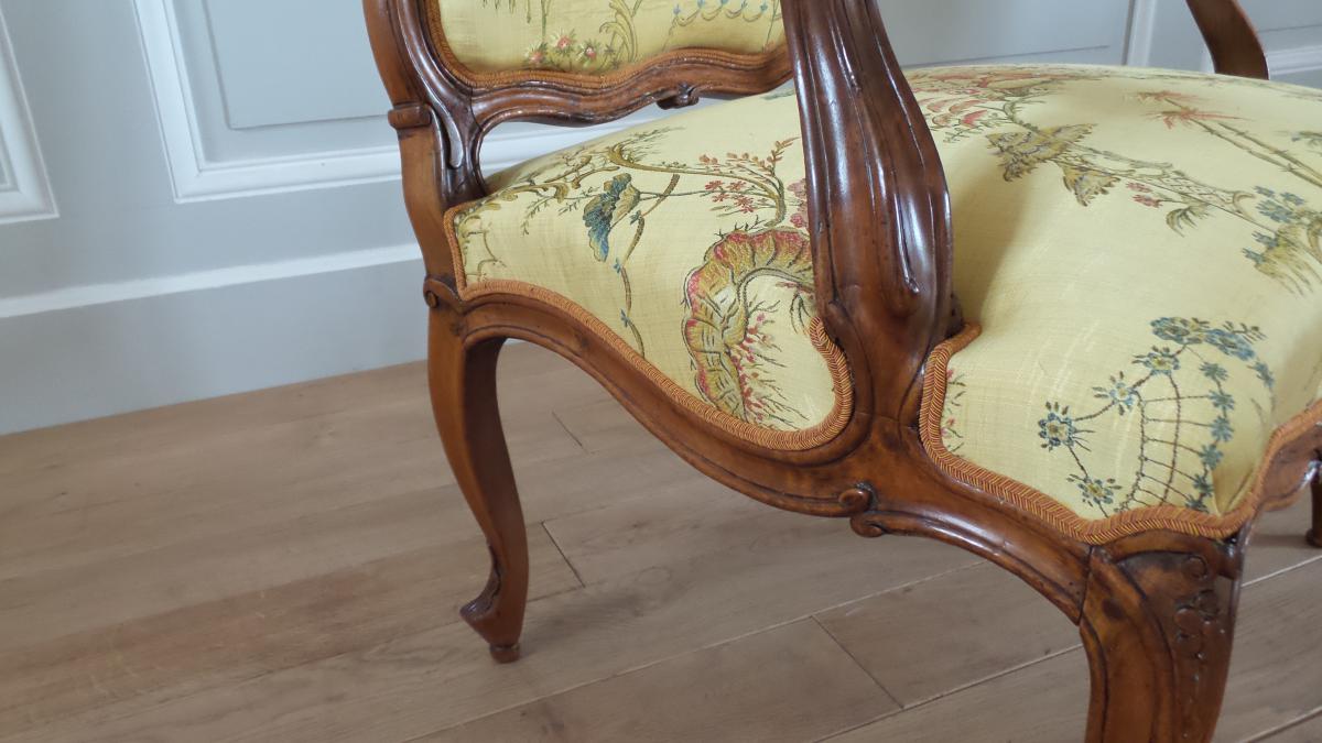 Fauteuils d'époque Louis XV-photo-1
