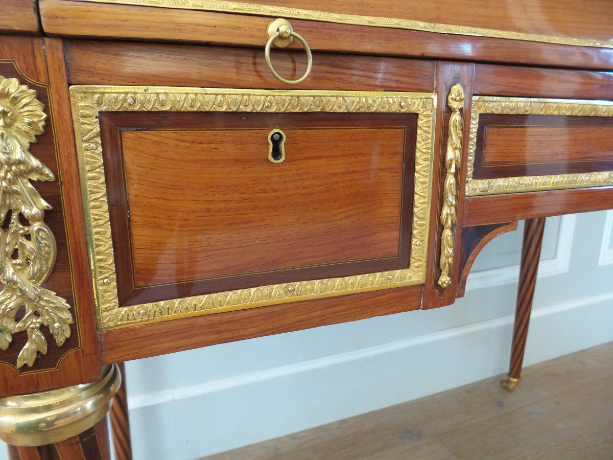 Bureau Cylindre Estampillé Bury-photo-3