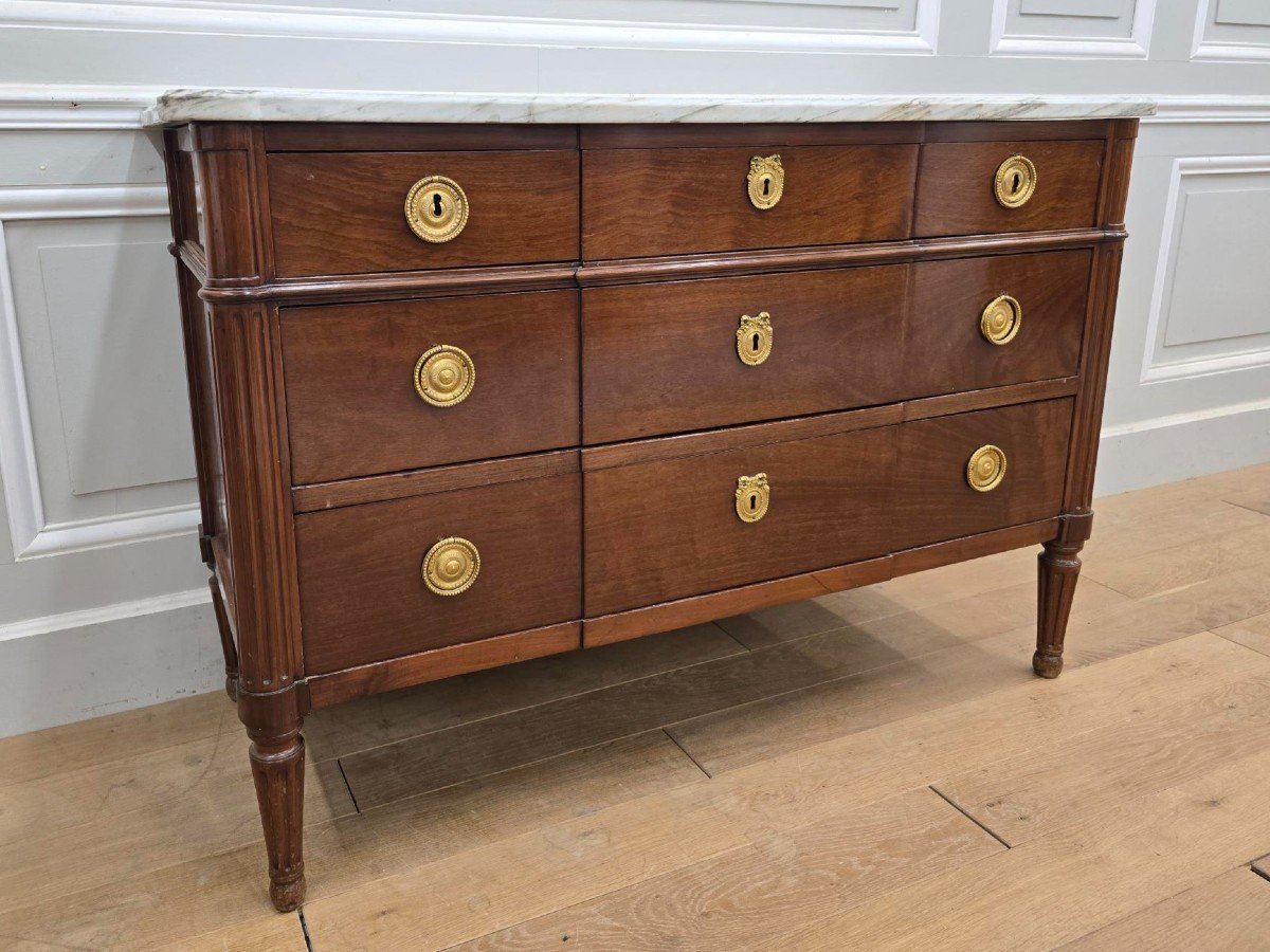 Commode d'époque Louis XVI Estampillée Vassou-photo-2