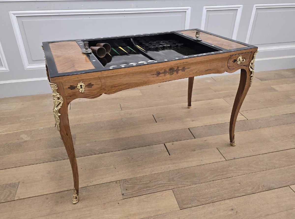 Louis XV Period Tric-trac Table-photo-2