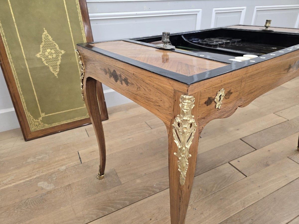 Louis XV Period Tric-trac Table-photo-4