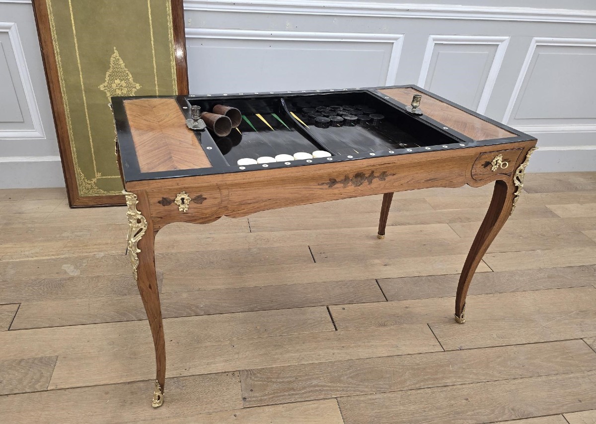Louis XV Period Tric-trac Table