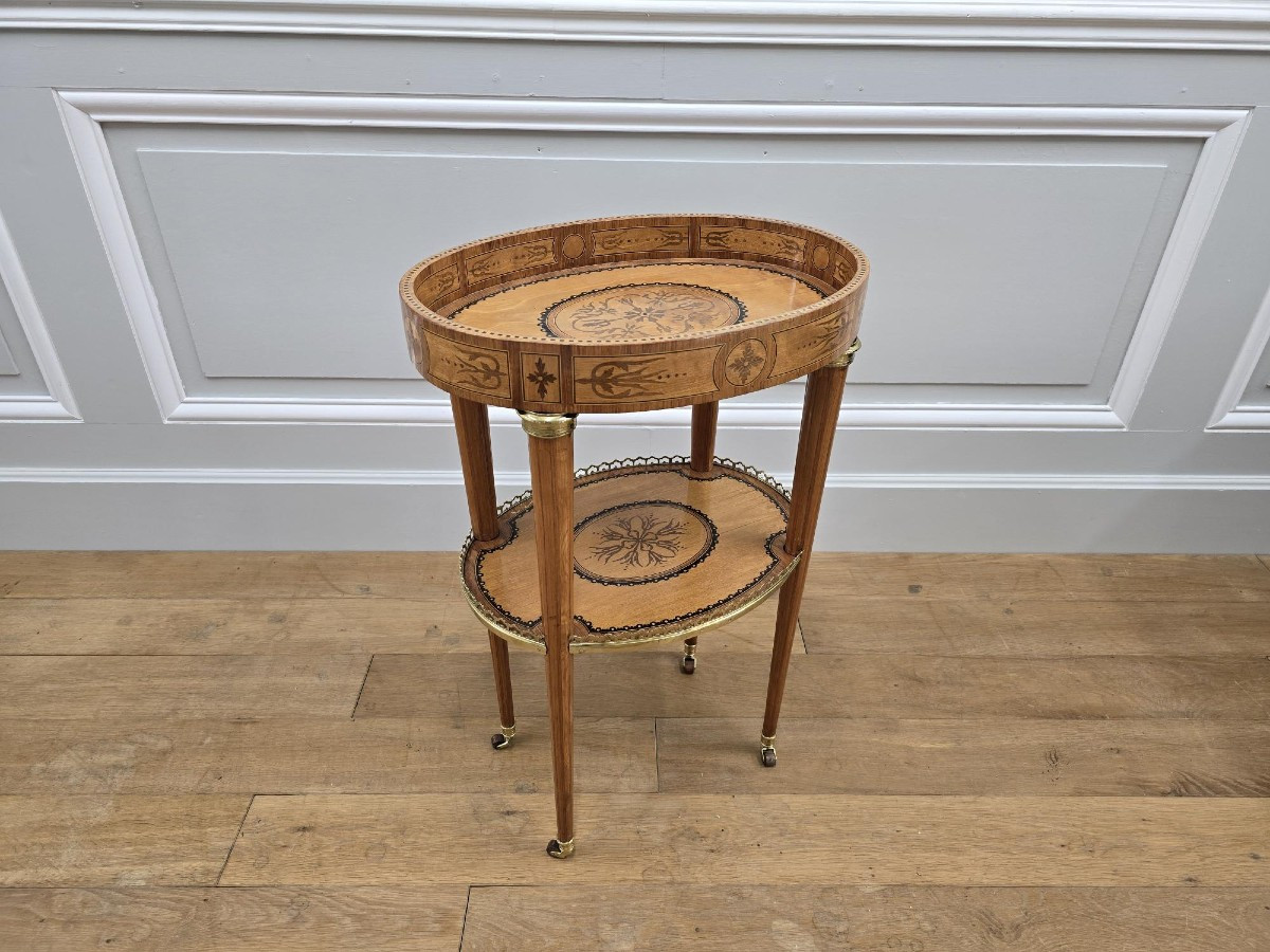 Louis XVI Period Coffee Table-photo-2