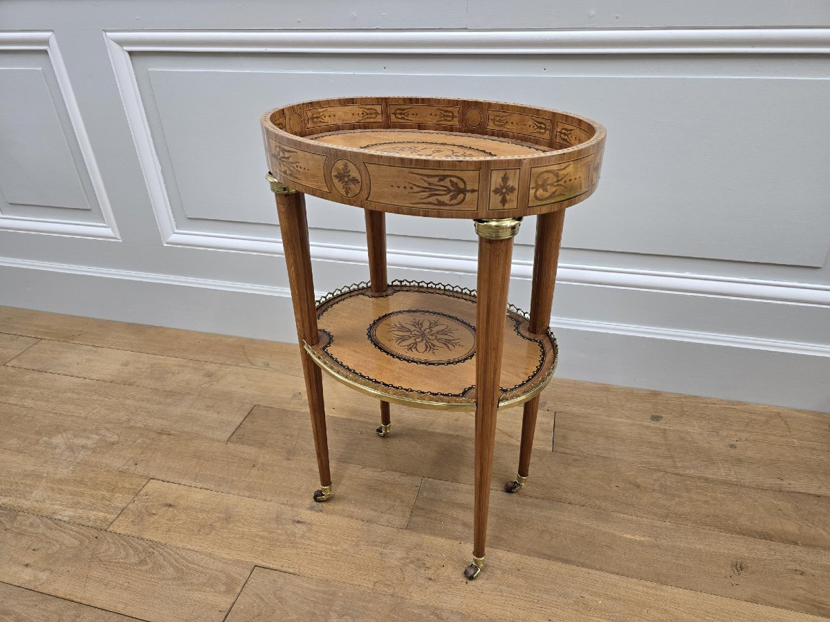 Louis XVI Period Coffee Table-photo-1