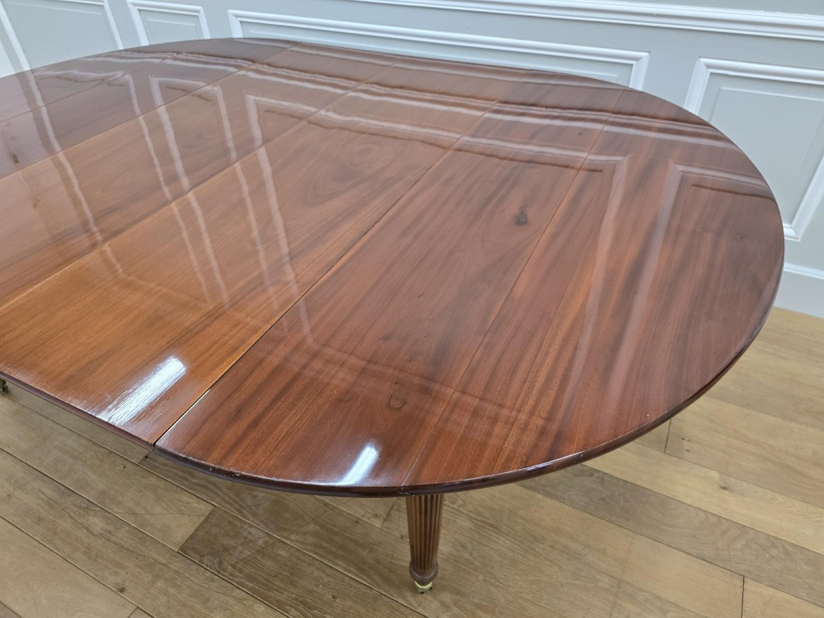 Large 19th-century Mahogany Table-photo-4