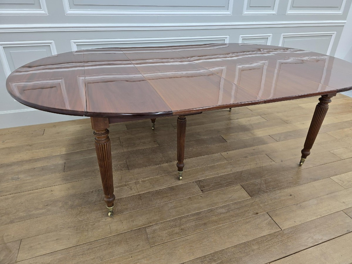 Large 19th-century Mahogany Table-photo-2