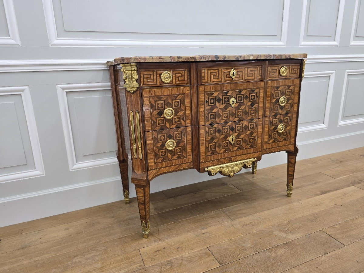 Louis XVI Period Chest Of Drawers-photo-2
