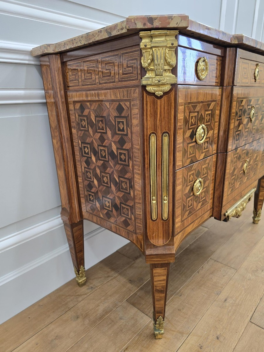 Louis XVI Period Chest Of Drawers-photo-4