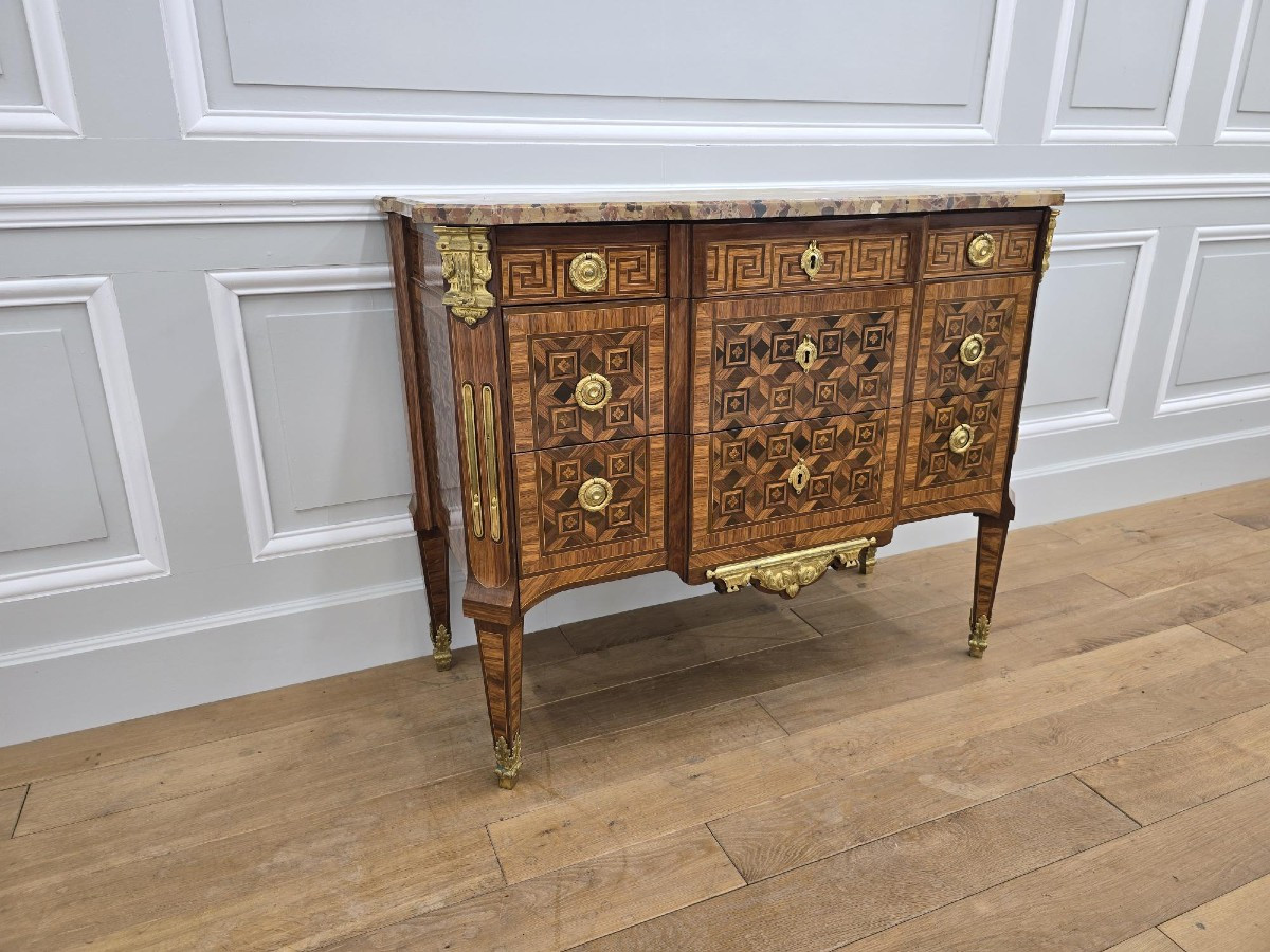 Louis XVI Period Chest Of Drawers-photo-3