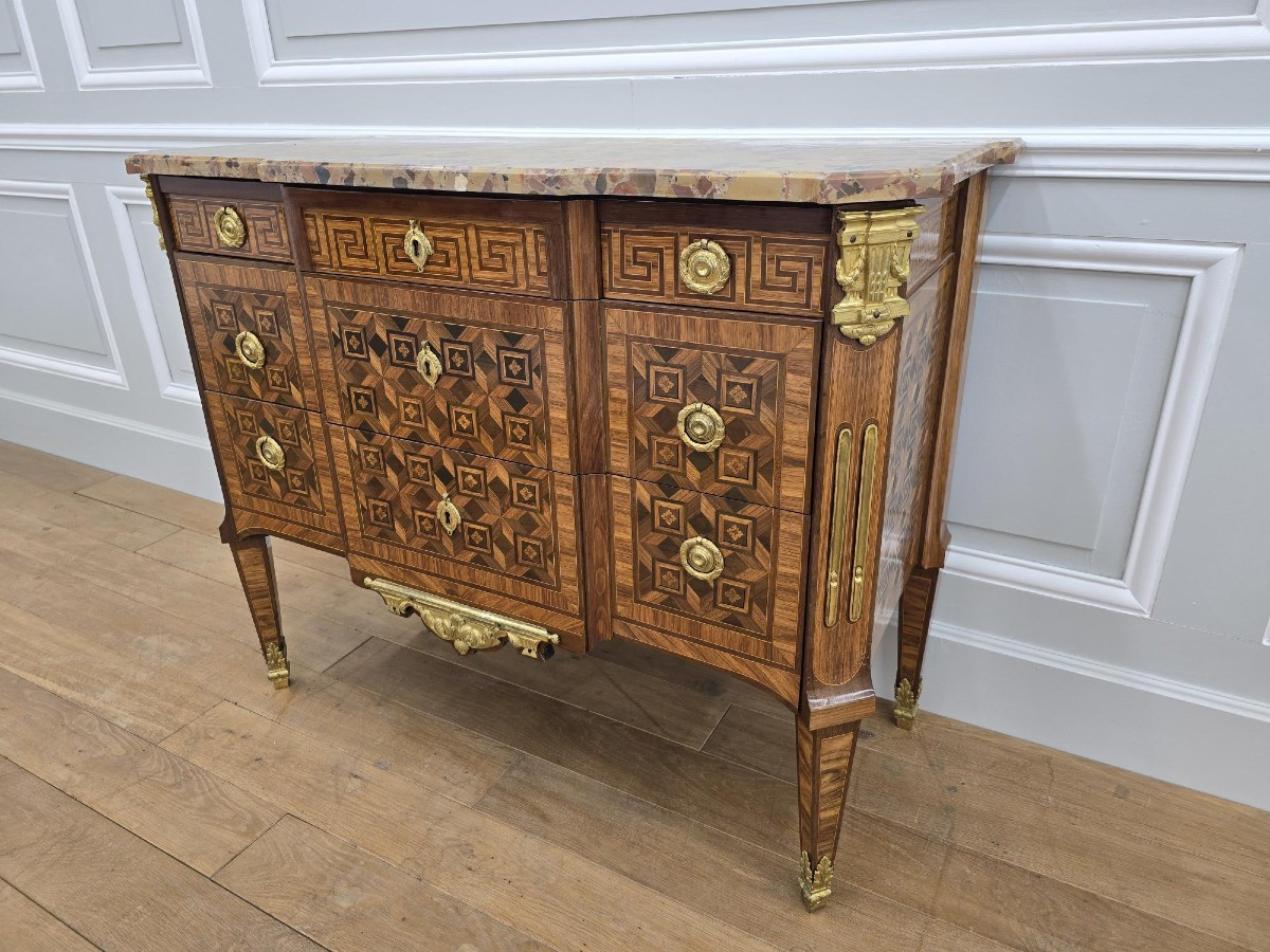 Louis XVI Period Chest Of Drawers-photo-4