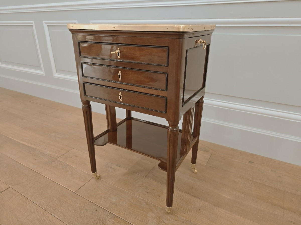 Tronchin Chiffonier Table From The Louis XVI Period -photo-4
