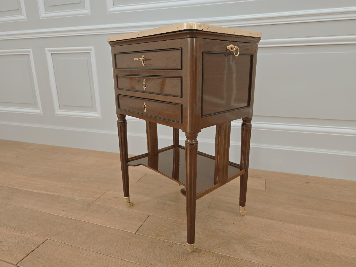 Tronchin Chiffonier Table From The Louis XVI Period -photo-1