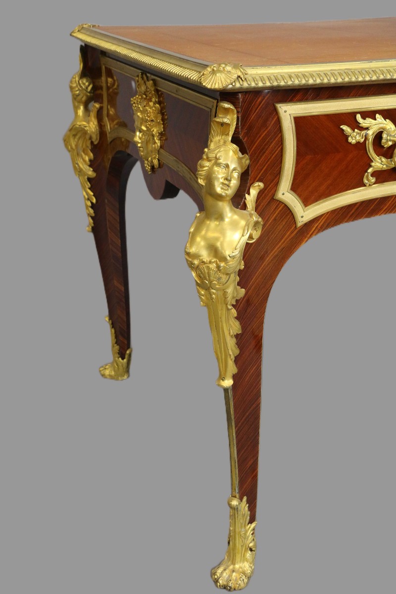 Bureau Plat de style régence Sormani-photo-2
