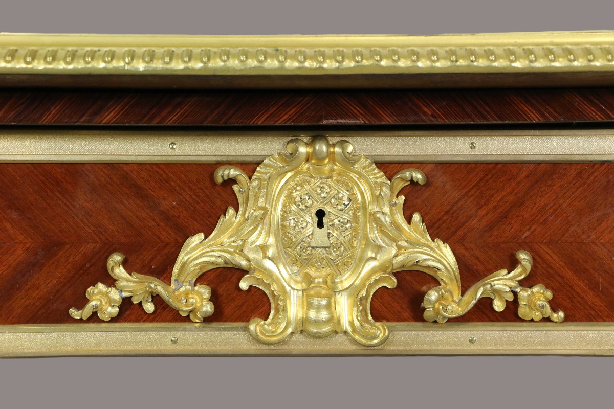 Bureau Plat de style régence Sormani-photo-3