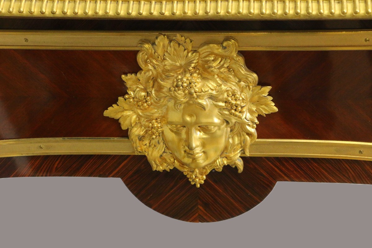 Bureau Plat de style régence Sormani-photo-4