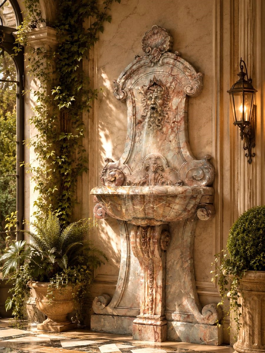 Large Marble Fountain