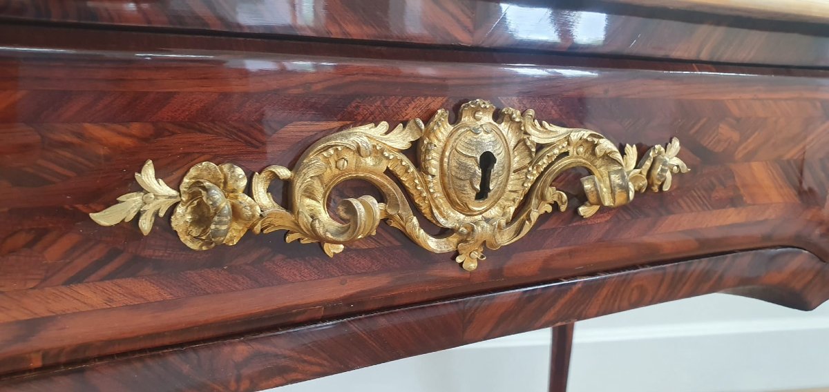 Bureau Louis XV estampillé Migeon-photo-3