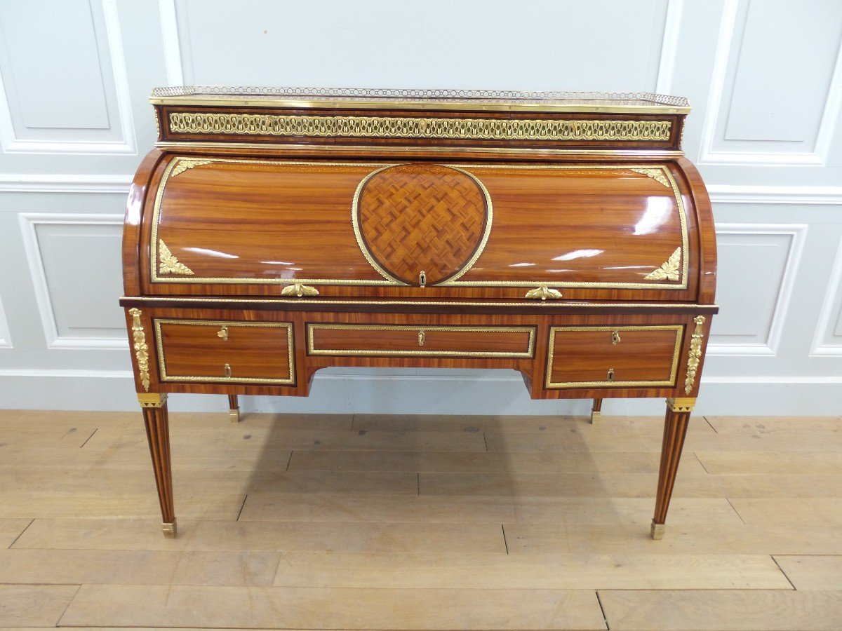 Bureau Cylindre d'époque Louis XVI