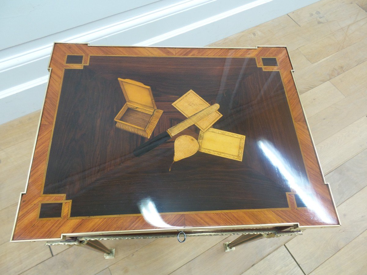 Louis XVI Table Stamped Montigny-photo-2