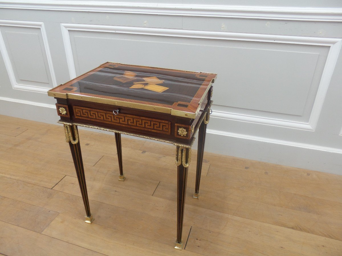 Louis XVI Table Stamped Montigny