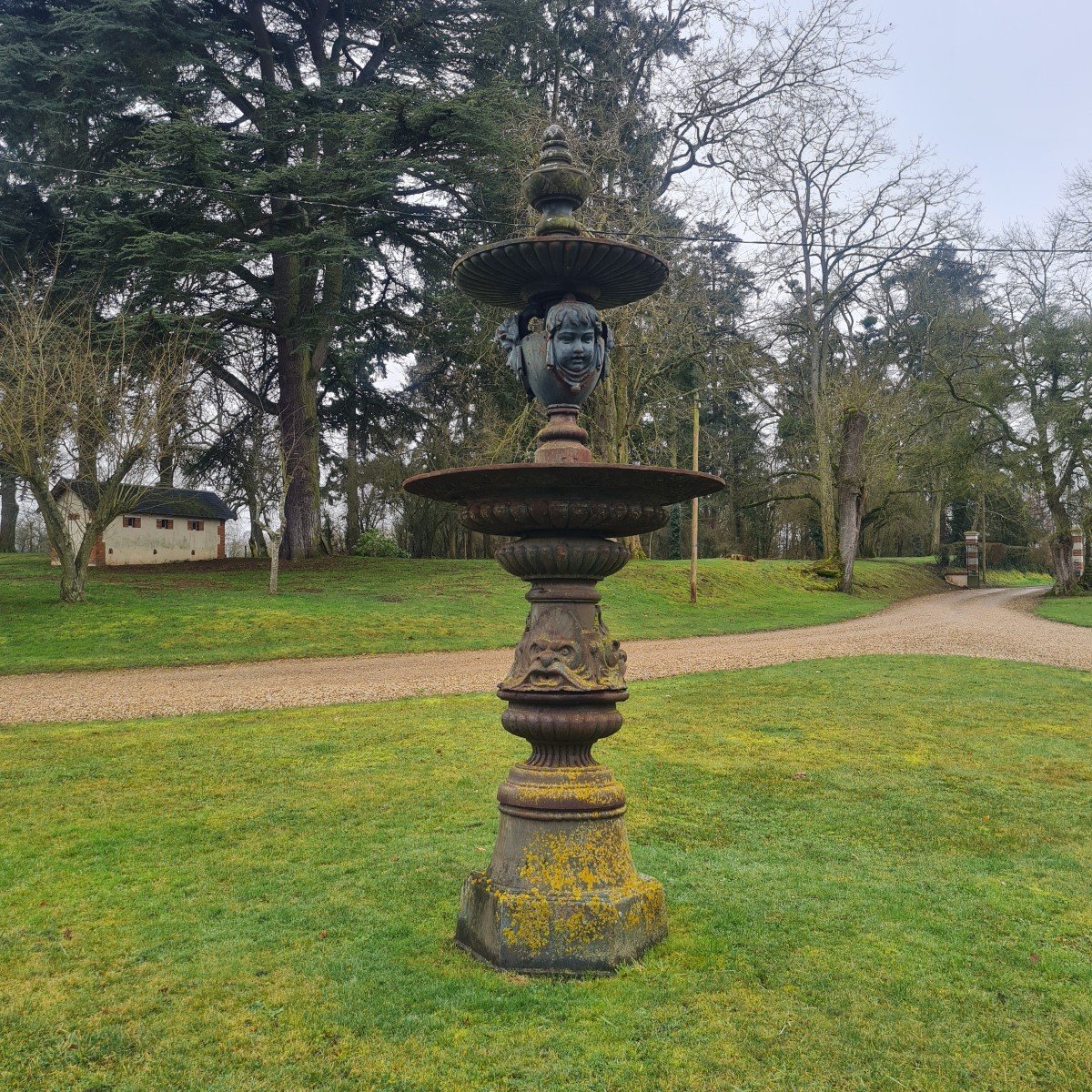 Fontaine De Bassin En Fonte, Fin XIXe