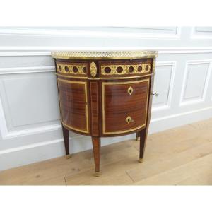 Commode Demi-lune Estampillée R Lacroix