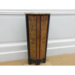 Small Regency Period Corner In Boulle Marquetry