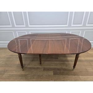 Grande table en acajou 19e siècle