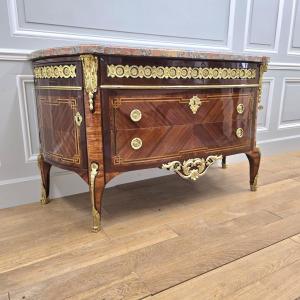 Commode d'époque Transition estampillée RVCL