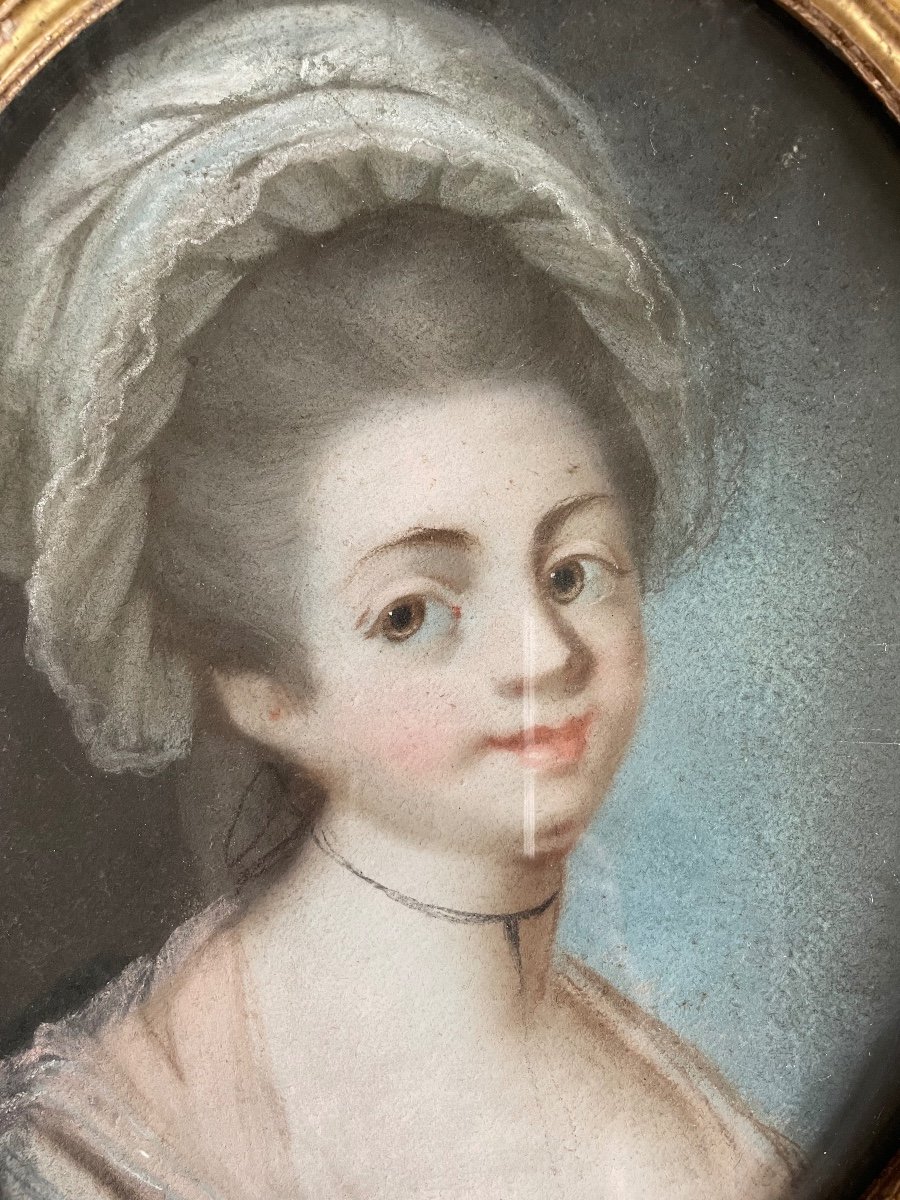 Series Of 3 Pastels Of Woman XVIII Eme-photo-5
