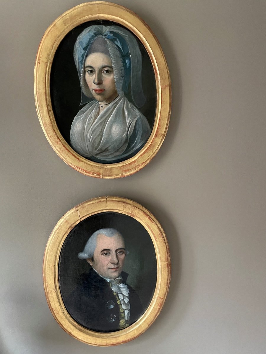 Pair Of Portraits XVIII Eme