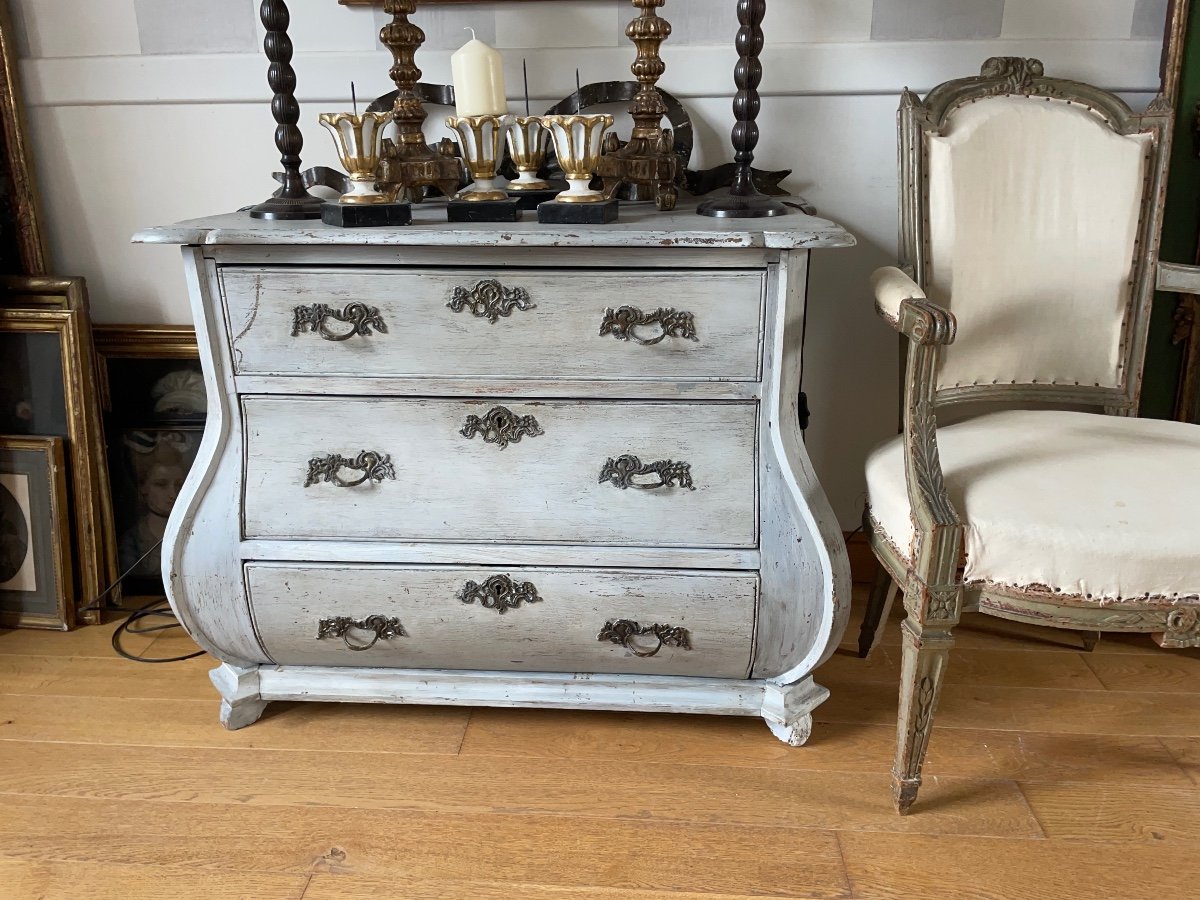 Small Dutch Chest Of Drawers, 19th Century 