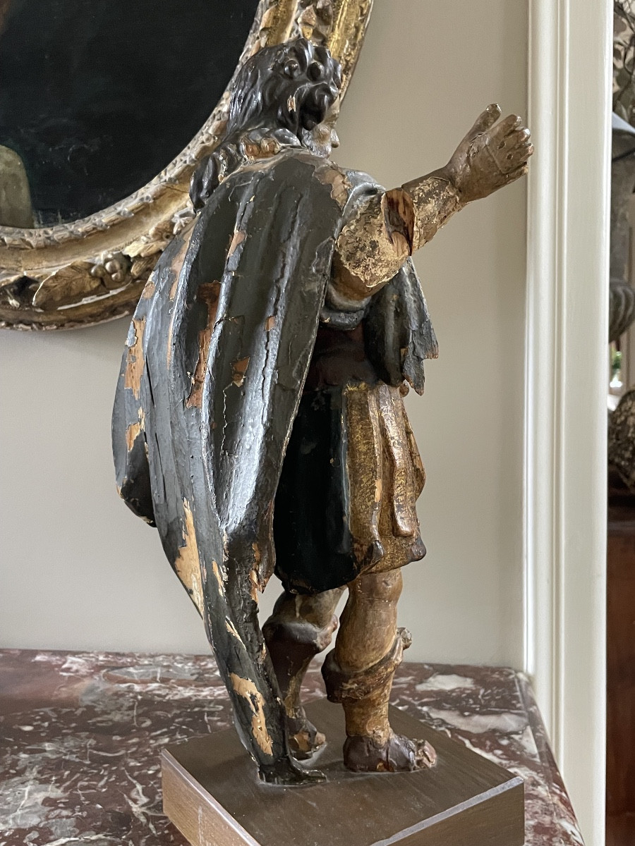 Statue d’un Saint XVIII ème -photo-4