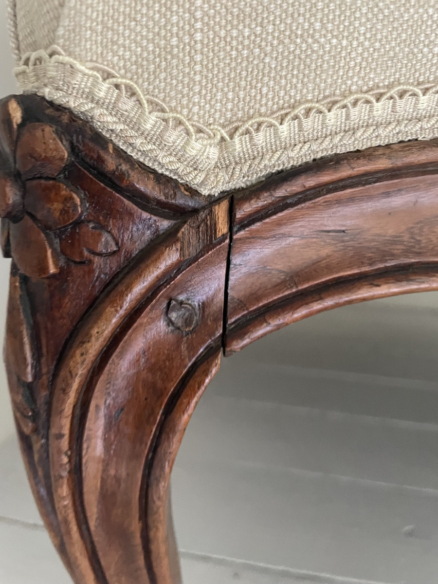 Louis XV Style Pouf Or Footstool-photo-3