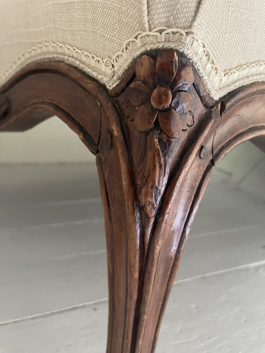 Louis XV Style Pouf Or Footstool-photo-4