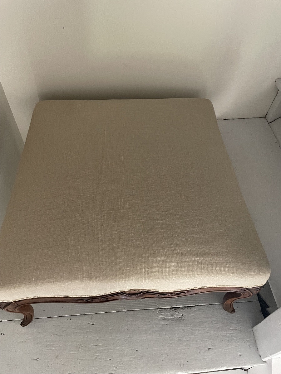 Louis XV Style Pouf Or Footstool-photo-1