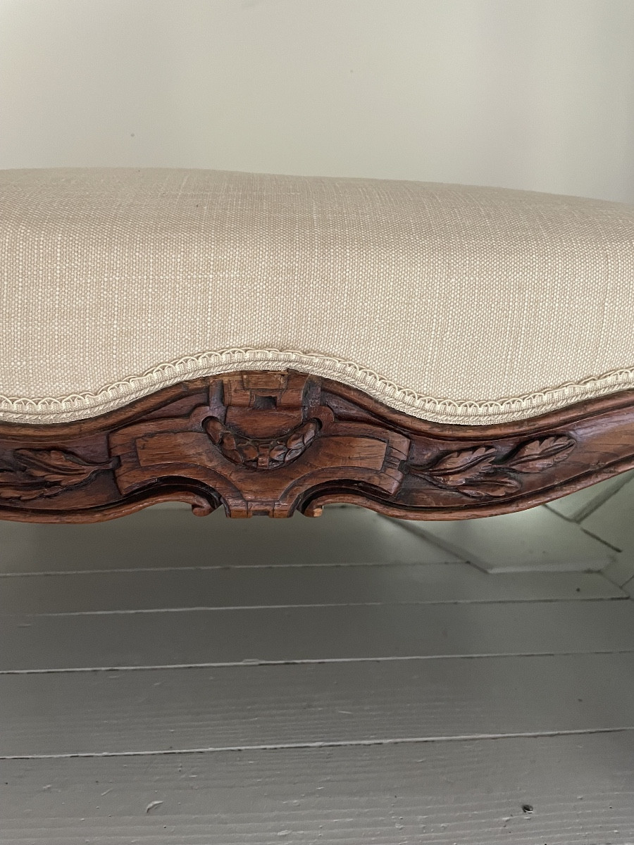 Louis XV Style Pouf Or Footstool-photo-3