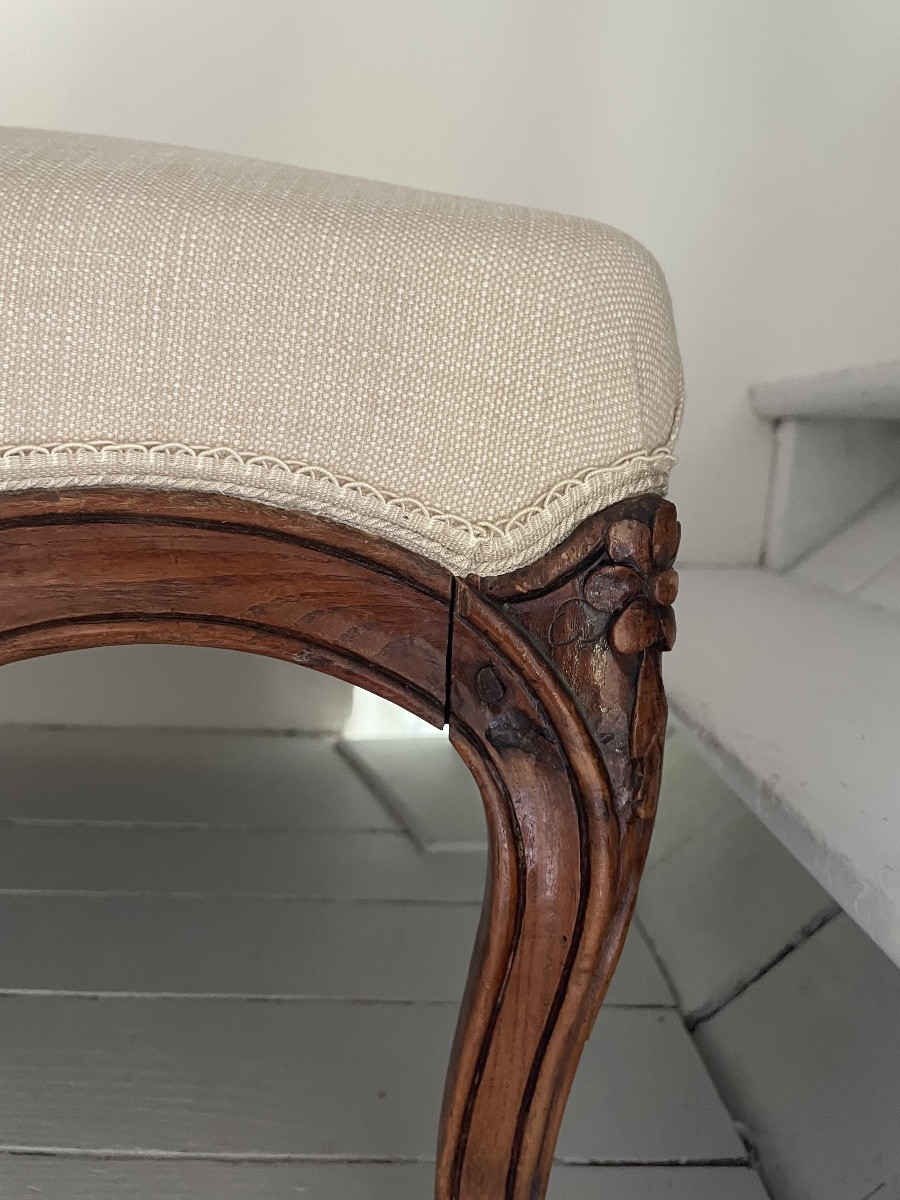 Louis XV Style Pouf Or Footstool-photo-4