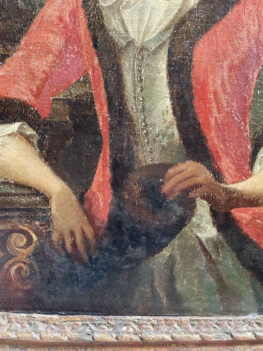 Portrait d’une élégante XVIII ème -photo-2