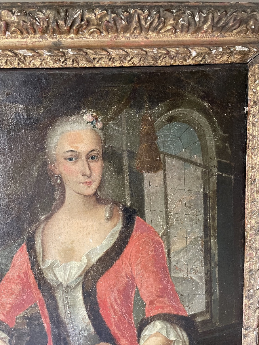 Portrait d’une élégante XVIII ème -photo-4