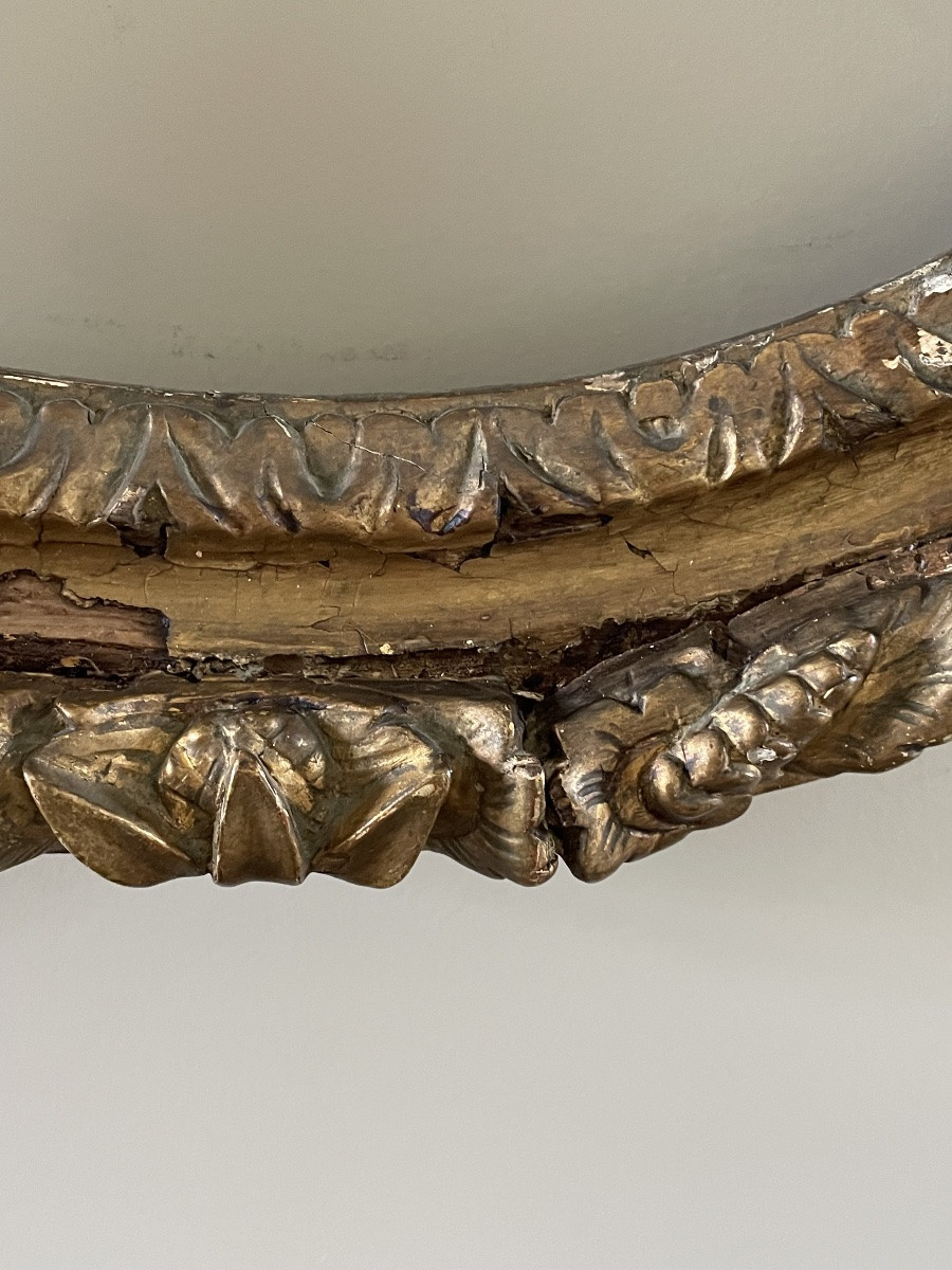 Large 18th Century Oval Frame -photo-2