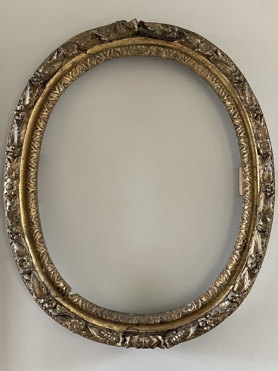 Large 18th Century Oval Frame 
