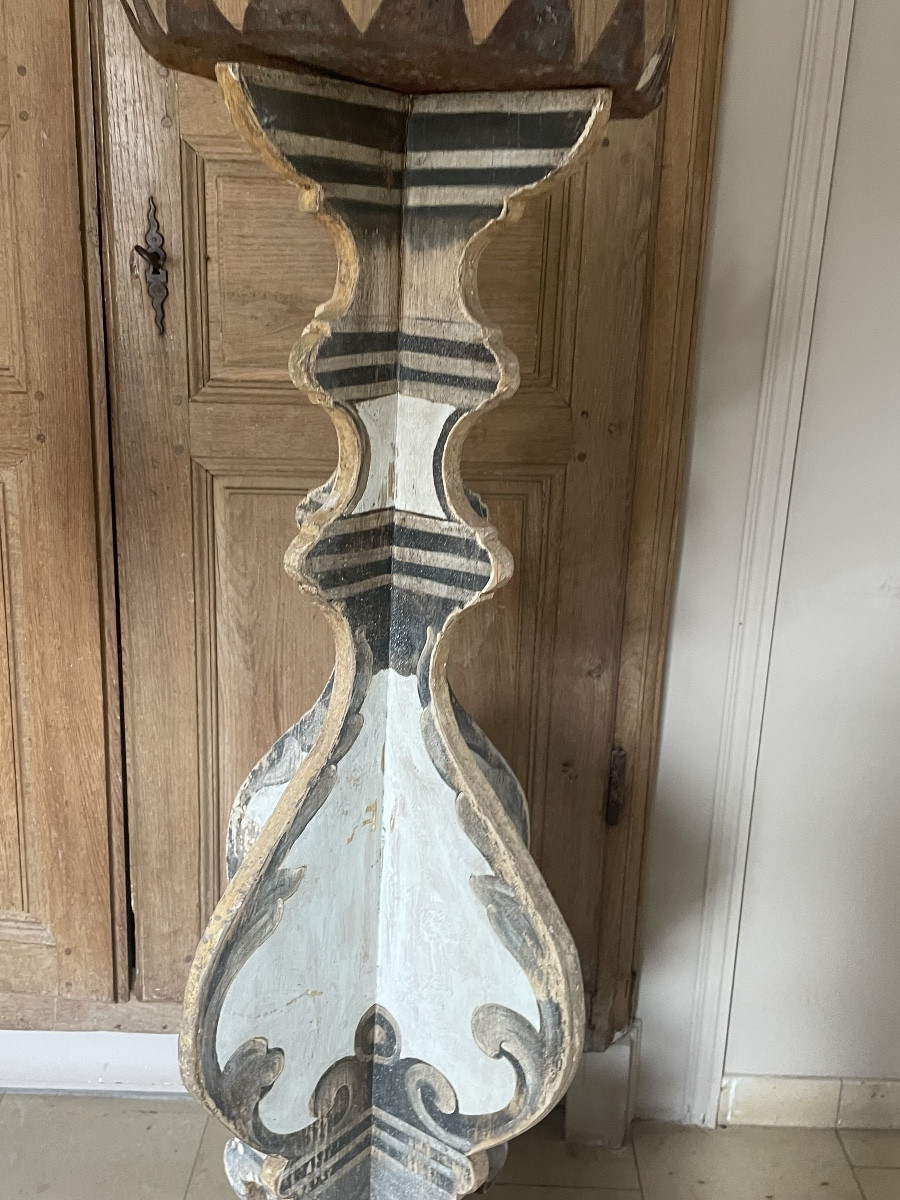 Paire de grands candélabres -photo-1